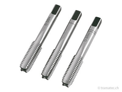KRAFTWERK Handgewindebohrer-Set 3-tlg. HSS-G M3