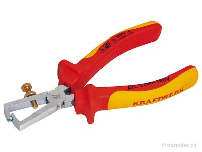 KRAFTWERK ergokraft VDE-Abisolierzange 160mm