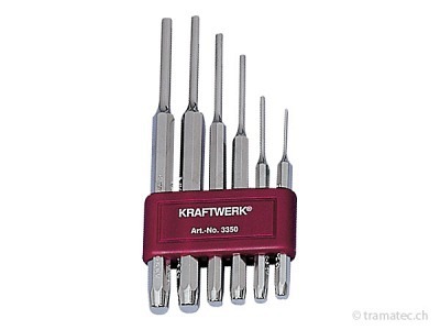 KRAFTWERK 6-t. Splintentreibersatz 2-8 mm