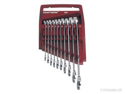 KRAFTWERK 10-t. Gabelringschl.satz voll pol.8-19mm