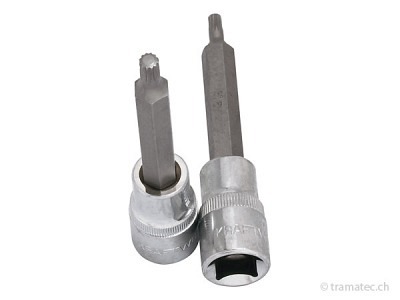 KRAFTWERK 1/2' Vielzahn-Bit-Stecknuss 100 mm