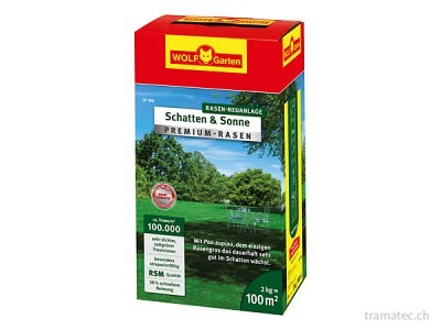 WOLF Premium-Rasen Schatten & Sonne