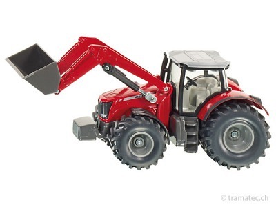 SIKU 1985 Massey Ferguson mit Frontlader