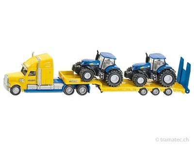 SIKU 1805 LKW mit New Holland Traktoren