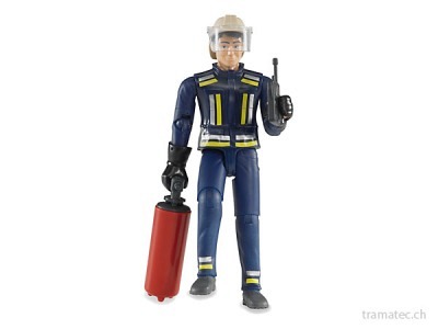 Bruder Feuerwehrmann mit Zubehör - 60100