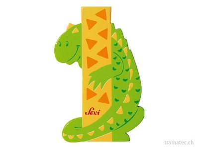 Sevi Buchstabe I Iguane 10cm ass.
