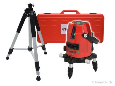 FUTECH Kreuzlinienlaser MC3 DL Grün Li-Ion Case Set