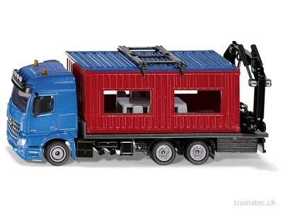 SIKU 3556 LKW mit Baucontainer