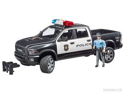 Bruder RAM 2500 Polizei Pickup mit Polizist