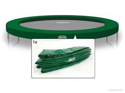 BERG Trampolin Ersatzteil Schutzrand Elite 380, grün