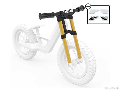 BERG Gokart Ersatzteil Biky Cross Lenkstange schwarz/gold