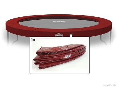 BERG Trampolin Ersatzteil Schutzrand Elite 380, rot