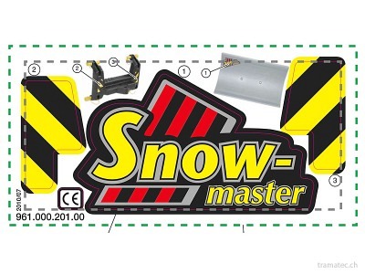 Rolly Toys Ersatzteil Aufkleber für Snow Master