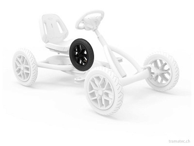 BERG Gokart Ersatzteil Rad 10-Speichen schwarz 12.5x2.25-8 Slick Antrieb