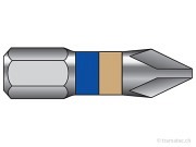 KRAFTWERK 1/4" Duo-Code-Bit Phillips Nr. 3, 25 Stk.