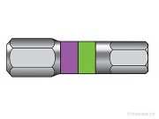 KRAFTWERK 1/4' Duo-Code-Bit Inbus 7 mm, 10 Stk.