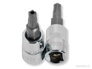 KRAFTWERK 1/4" Bit-Steckschlüssel-Einsatz 5-Stern-Loch TS 30